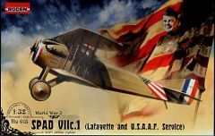 Roden 1/32 Spad VII c.1 Lafayette # 615 - Plastic Model Kit