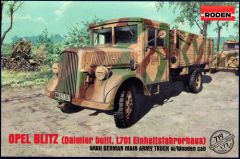 Roden 1/72 Opel Blitz (Daimler-Benz L701) with Wooden Cab # 719 - Plastic Model Kit