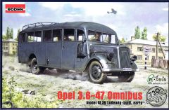Roden 1/72 Opel 3.6-47 Omnibus # 720 - Plastic Model Kit