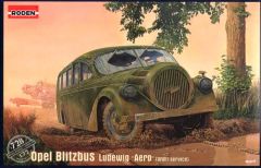 Roden 1/72 Opel Blitzbus Ludewig Aero # 728 - Plastic Model Kit
