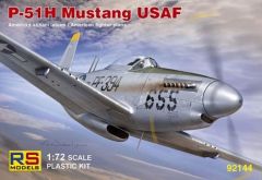 RS Models 1/72 North-American P-51H Mustang USAF # 92144 - Plastic Model Kit