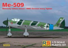 RS Models 1/72 Messerschmitt Me-509 # 92203