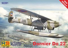 RS Models 1/72 Dornier Do-22 4 decals for Yugoslavia x 2 and Greece x 2 # 92281