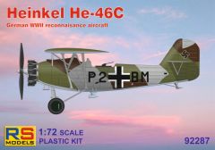 RS Models 1/72 Heinkel He-46C German Reconnaissance # 92287