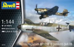Revell 1/144 Messerschmitt Bf-109E & Junkers Ju-87B Stuka # 03770