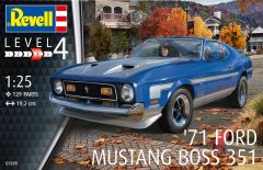 Revell 1/25 '71 Ford Mustang Boss 351 Model Set # 67699