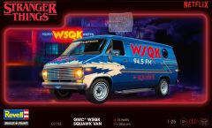 Revell 1/25 Stranger Things GMC WSQK Squawk Van # 7732