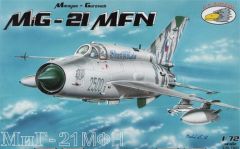 R.V.Aircraft 1/72 MiG-21 MFN (10x Czech camo) # 72031 - Plastic Model Kit