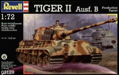 Revell 1/72 King Tiger II Ausf B Production Turret # 03129 - Plastic Model Kit