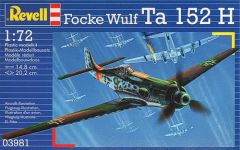 Revell 1/72 Focke Wulf Ta 152H # 03981 - Plastic Model Kit