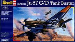 Revell 1/72 Junkers Ju 87G-2 Tank Buster # 04692 - Plastic Model Kit