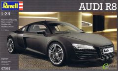 Revell 1/24 AUDI R8 Matt Black # 07057 - Plastic Model Kit