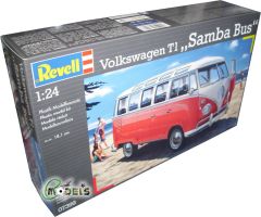 Revell 1/24 Volkswagen T1 SAMBA BUS # 07399 - Plastic Model Kit