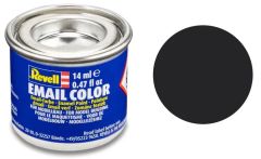 Revell 14ml Tar Black Matt Enamel Paint # 6