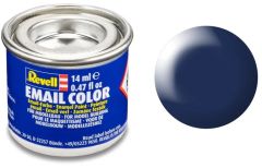 Revell 14ml Lufthansa Blue (RAL 5013) Silk Enamel Paint # 350