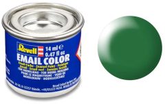 Revell 14ml Leaf Green (RAL 6001) Silk Enamel Paint # 364