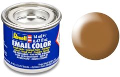 Revell 14ml Wood Brown (RAL 8001) Silk Enamel Paint # 382