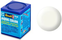 Revell 18ml White (RAL 9010) Silk Aqua Colour # 301