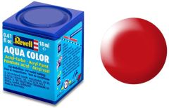 Revell 18ml Luminous Red (RAL 3026) Silk Aqua Colour # 332