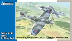 Special Hobby 1/48 Supermarine Spitfire Mk.XII against V-1 Flying Bomb # 48192