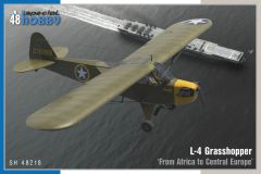 Special Hobby 1/48 Piper L-4 Grasshopper 'From Africa to Central Europe.' # 48218