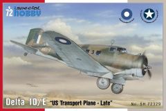 Special Hobby 1/72 Delta 1D/E "US Transport Plane - Late" # 72329