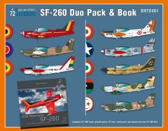 Special Hobby 1/72 SIAI-Marchetti SF-260 Duo Pack & Book # 72451