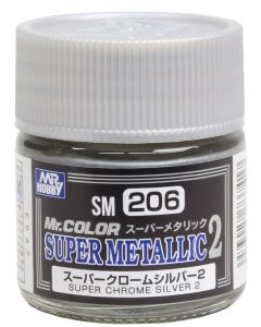 Mr Color 10ml Super Chrome Silver 2 # 206