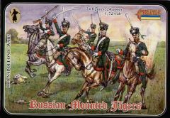 Strelets 1/72 Russian Mounted Jagers x 24 figures/24 poses # 01872 - Plastic Model Figures