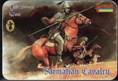 Strelets 1/72 Sarmatians. These were a coalition of Iranian nomadic tribes that moved gradually from the Caspian plains to Eastern Europe and threatened the Roman empire. (This is an old part number but has never been released before) # 02072 - Plastic Mo
