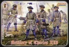 Strelets 1/72 Artillery of Charles XII # 04372 - Plastic Model Figures