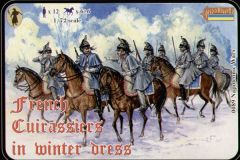 Strelets 1/72 Napoleonic French Cuirassiers (Winter Dress) # 08972 - Plastic Model Figures