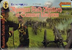 Strelets 1/72 Russian Field Artillery in Summer Uniform 1877 Russo-Turkish War 1877 # 11272 - Plastic Model Figures