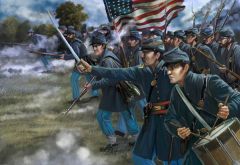 Strelets 1/72 US Union Infantry in Attack (ACW/American Civil War era) # 15072