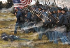 Strelets 1/72 US Infantry in Attack 2 (ACW/American Civil War era) # 15372