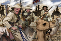 Strelets 1/72 Australian Camel Corps # 16672