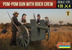 Strelets 1/72 Pom-Pom Gun with Boer Crew # 18872