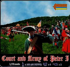 Strelets 1/72 Court and Army of Peter The Great. 4 sets including 031 and 042 # 905 - Plastic Model Figures