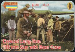 Strelets 1/72 Cresout Long Tom 155 mm with Boer Crew (Anglo-Boer War) # A014