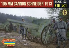 Strelets 1/72 Canon de 105 mle 1913 Schneider with French Crew WWI # 015