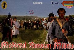 Strelets 1/72 Medieval Russian Militia # 048 - Plastic Model Figures