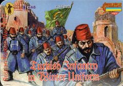 Strelets 1/72 Turkish Infantry in Winter Uniform 1877 Russo-Turkish War 1877 # 066 - Plastic Model Figures
