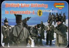 Strelets 1/72 Napoleonic British Line Infantry in Overcoats 1 # 094 - Plastic Model Figures