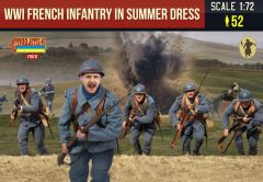 Strelets 1/72 French Infantry in Summer Dres WWI # 134