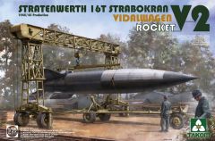 Takom 1/35 Stratenwerth 16t Strabokran 1944/45 Production with V-2 Rocket & Vidalwagen # 02123