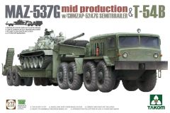 Takom 1/72 MAZ-537G w/ChMZAP-5247G & T-54B # 05013
