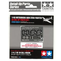 Tamiya 1/48 A6M Zero Detail Up Parts Set # 12624 - Plastic Model Kit
