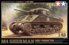Tamiya 1/48 US M4 Sherman early Prod # 32505 - Plastic Model Kit