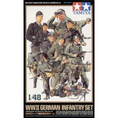 Tamiya 1/48 WWII German Infantry # 32512 - Plastic Model Kit