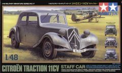 Tamiya 1/48 Citroen Traction IICV # 32517 - Plastic Model Kit
